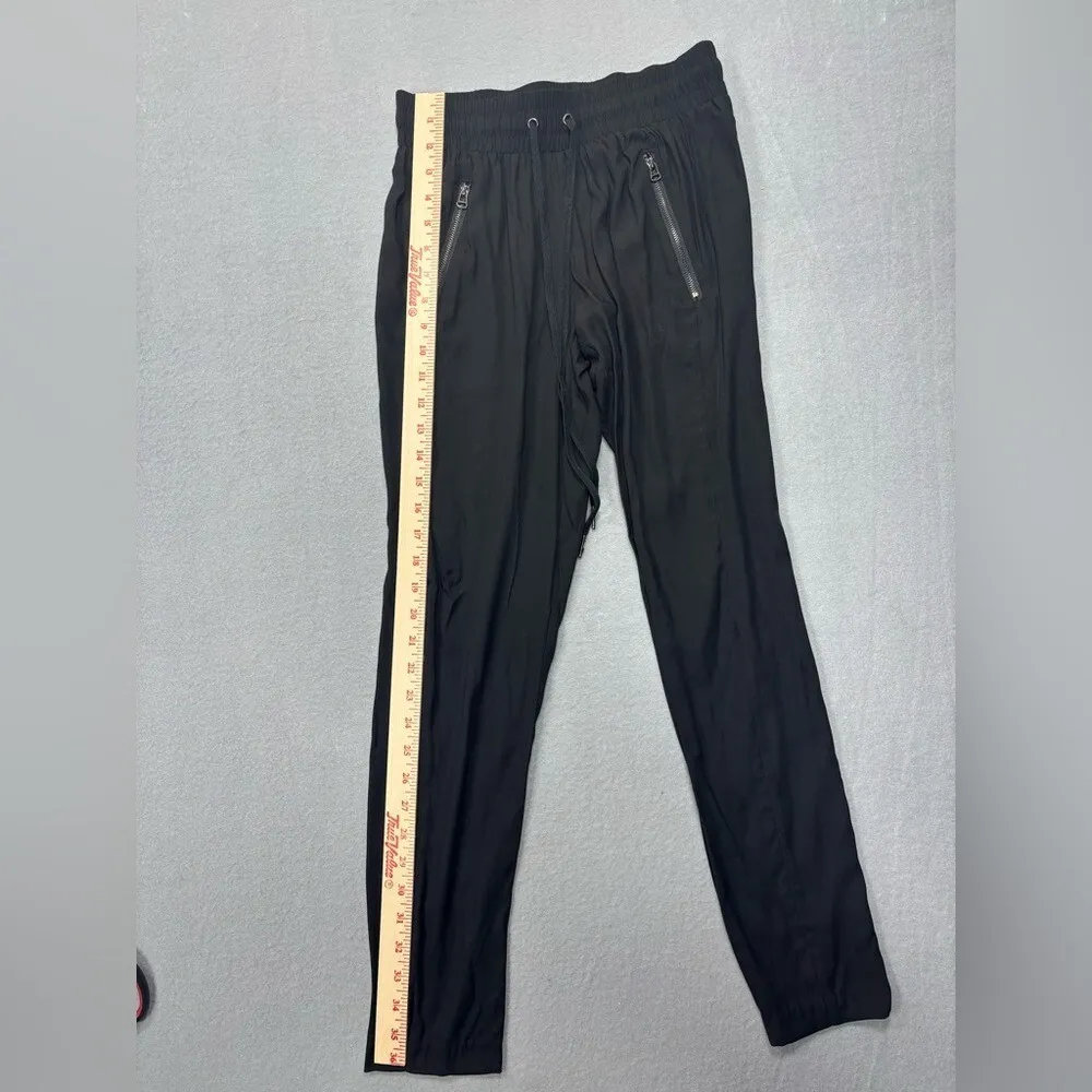 David Lerner XS Black Casual Pants Randall Pants Adjustable‎ Waist Silk Spandex - Image 7