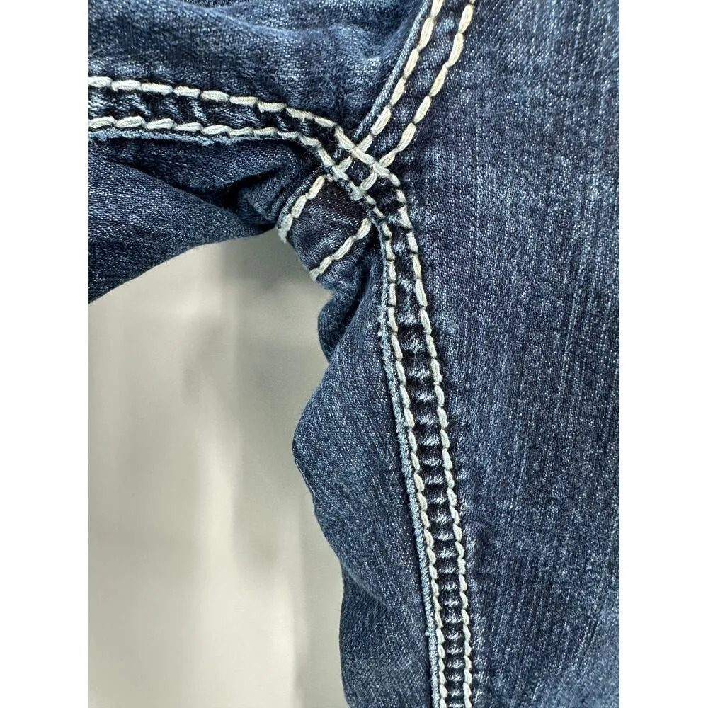 Silver Jeans Co Suki Dark Wash Blue Denim Jeans Jeggings Women's Size 28 - Image 6