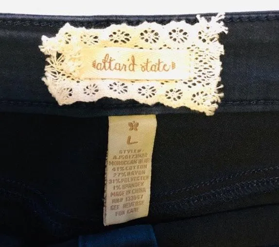 NWOT Altar’d State Navy Button Front Mini Skirt - Image 5