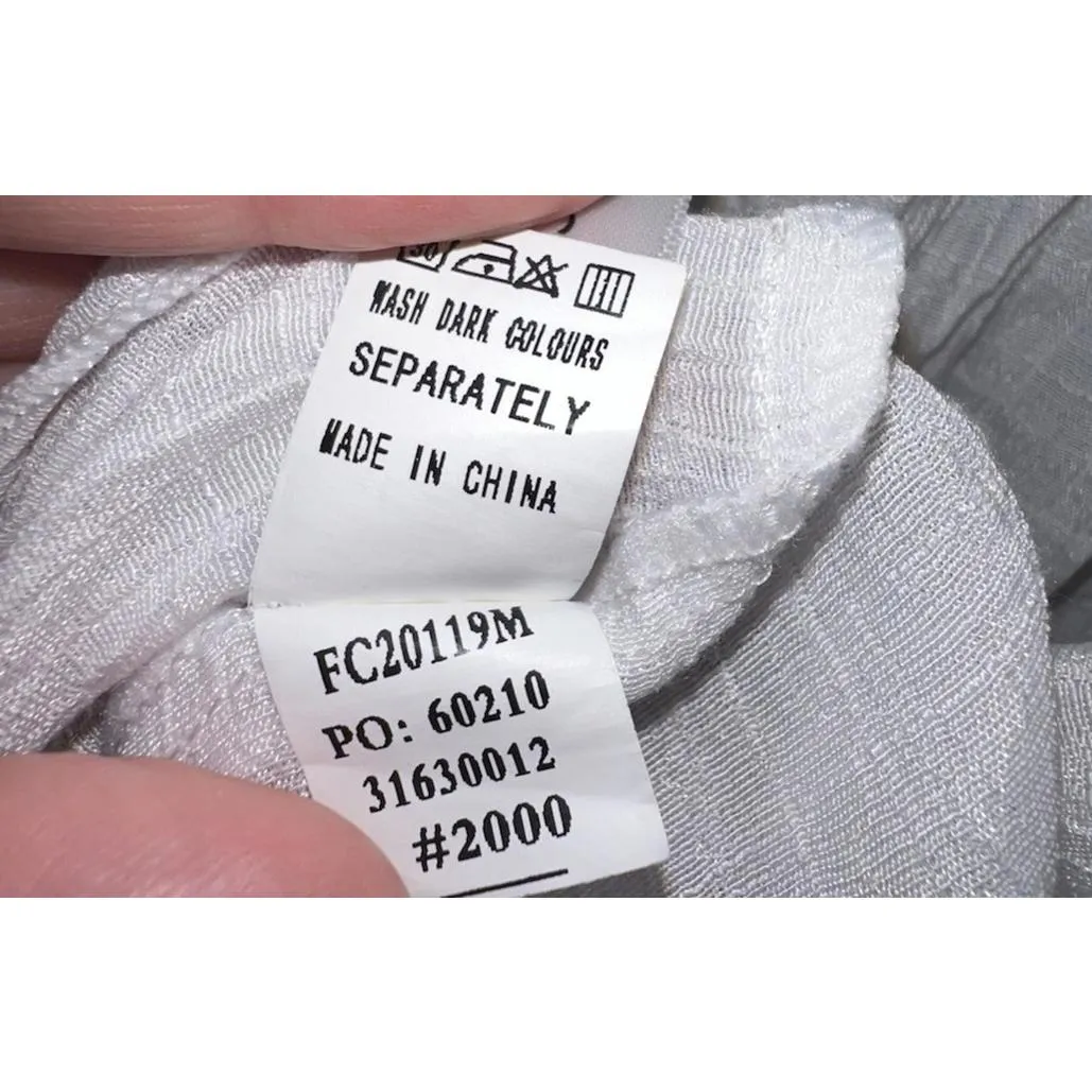 Cupshe Swim Coverup Dress Boho Crochet Pom Pom Fringe Tassel White One Size - Image 10