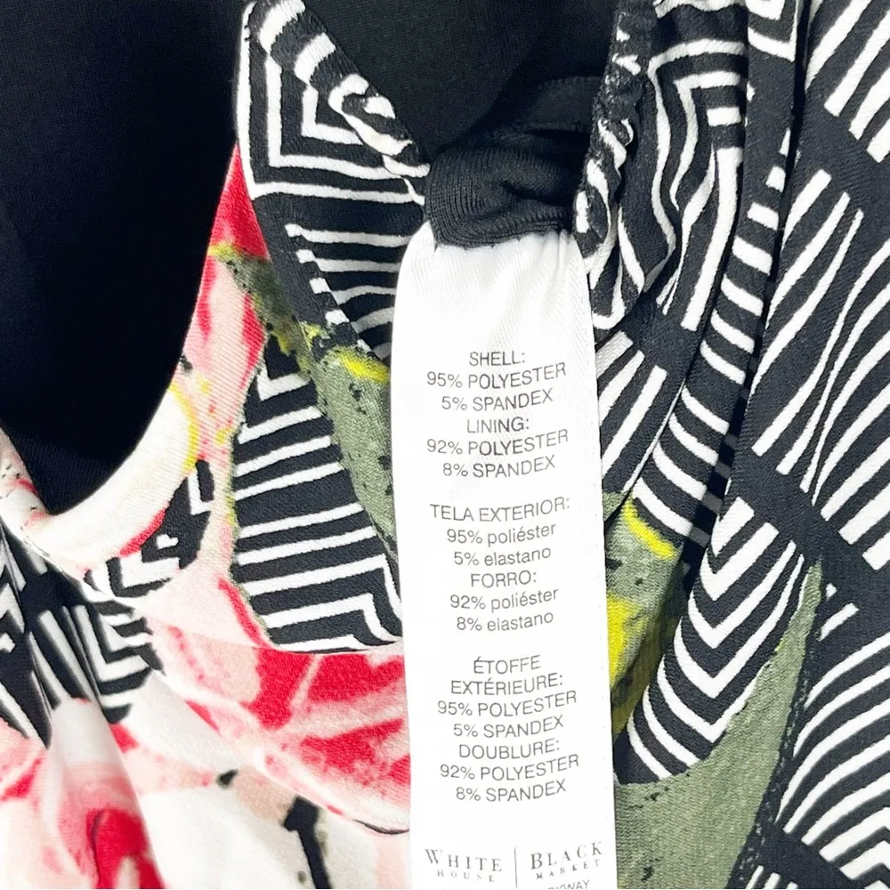 WHITE HOUSE BLACK MARKET Floral Sleeveless Maxi Dress, Size XXS - Image 4