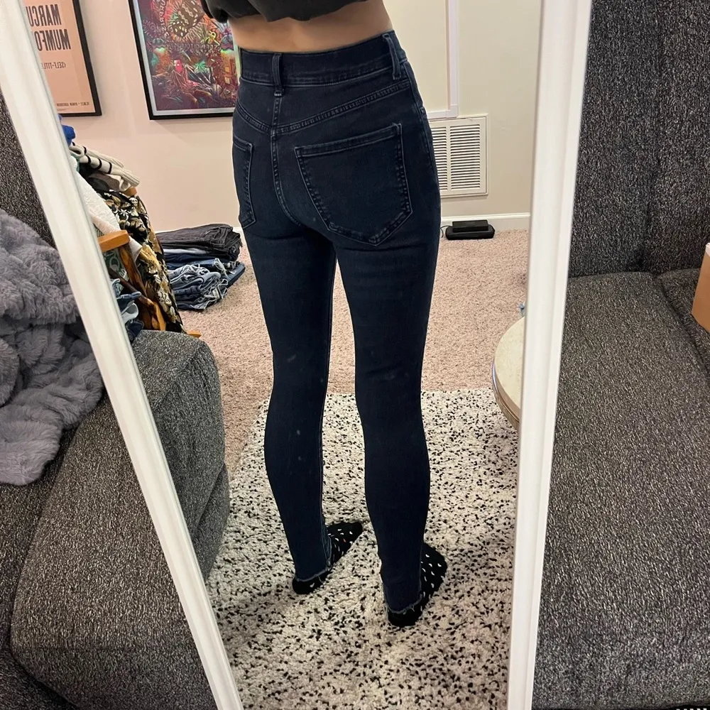 Express High Rise Skinny Jeans Sleek Fit - Image 2