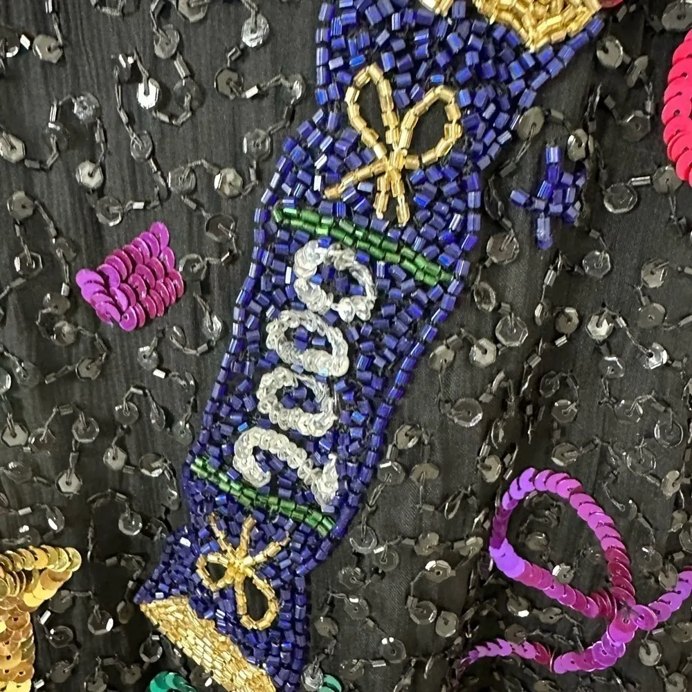 LAURENCE KAZAR Beaded Millennium Top - Image 7