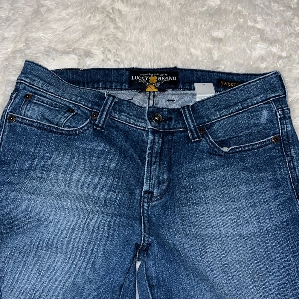 Jeans Sweet’ N Low Bootcut Dark Wash
Size 6/28 31” inseam EUC - Image 3
