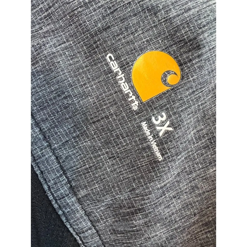 Carhartt Force Scrub Top Plus‎ Size 3X Womens Nursing Shirt C12106 Gray 3XL - Image 3