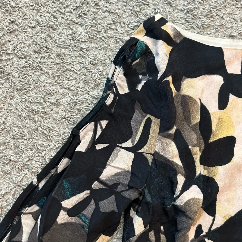 Anthropologie Maeve Floral Shaded Garden Dress XS - Image 8