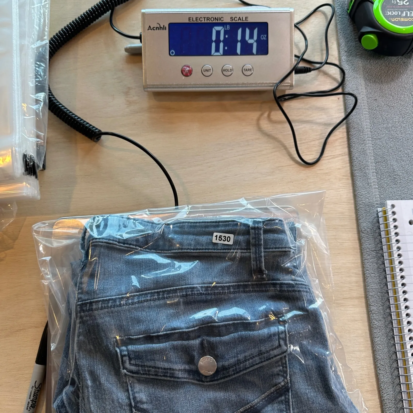 Lee Riders Midrise Curvy Capris Jeans Womens 10 29 Blue Denim Stretch Bootcut - Image 7