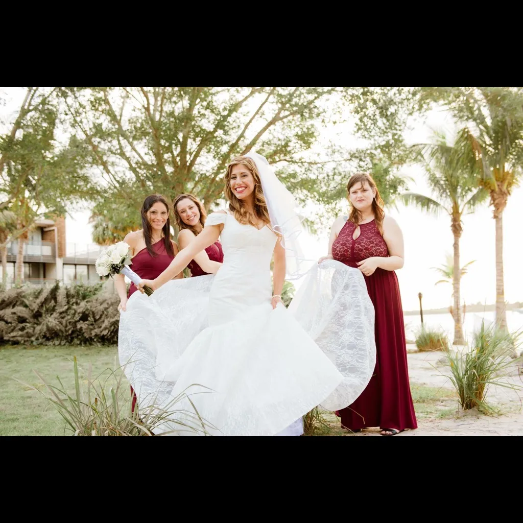 Wedding dress‎ White Size 8 - Image 2