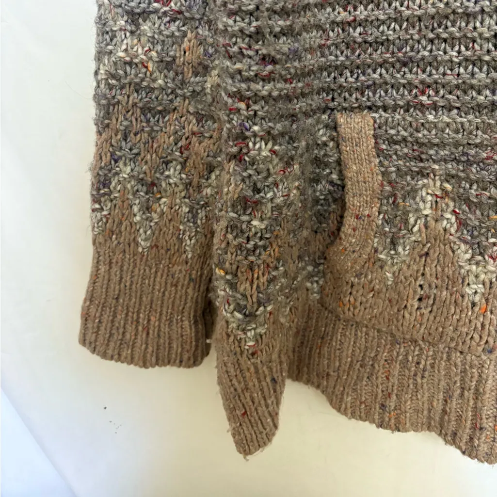 Free People Love Bug‎ Fair Isle Nordic Wool Mohair Alpaca Sweater Size Large - Image 6