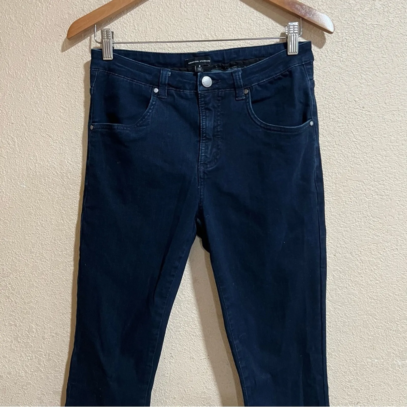 Universal Standard High Rise Skinny Seine Dark Indigo Jeans Size 8 - Image 2