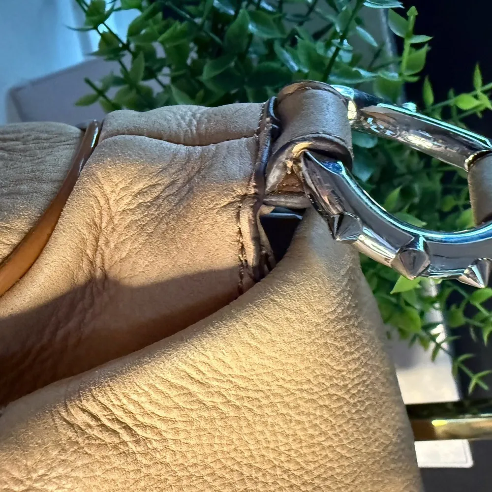 Aimee Kestenberg Tan Leather Flap Hobo Crossbody Shoulder Bag - Image 3