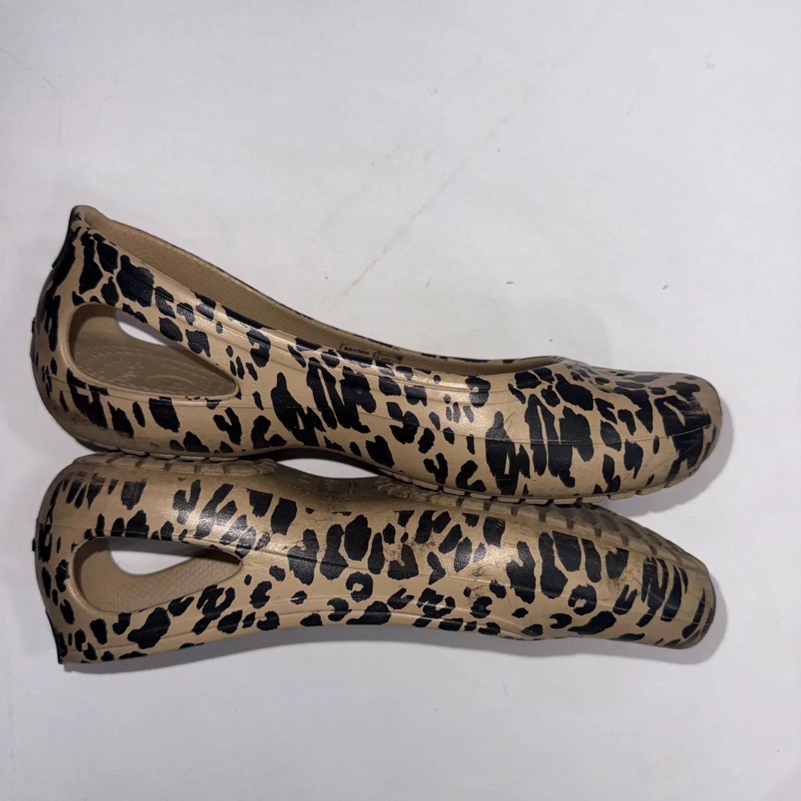 Crocs Women Boulder Colorado Animal Print SlipOn Gorpcore Water Ballet Flat Sz 6 - Image 8