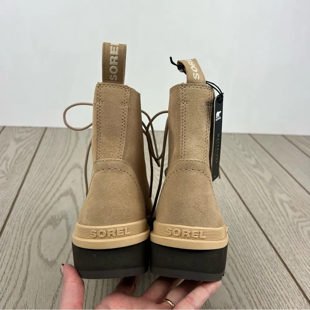 Sorel Women's Hi-Line Lace Boot US6.5 Canoe / Tawny Buff $185 - Image 6