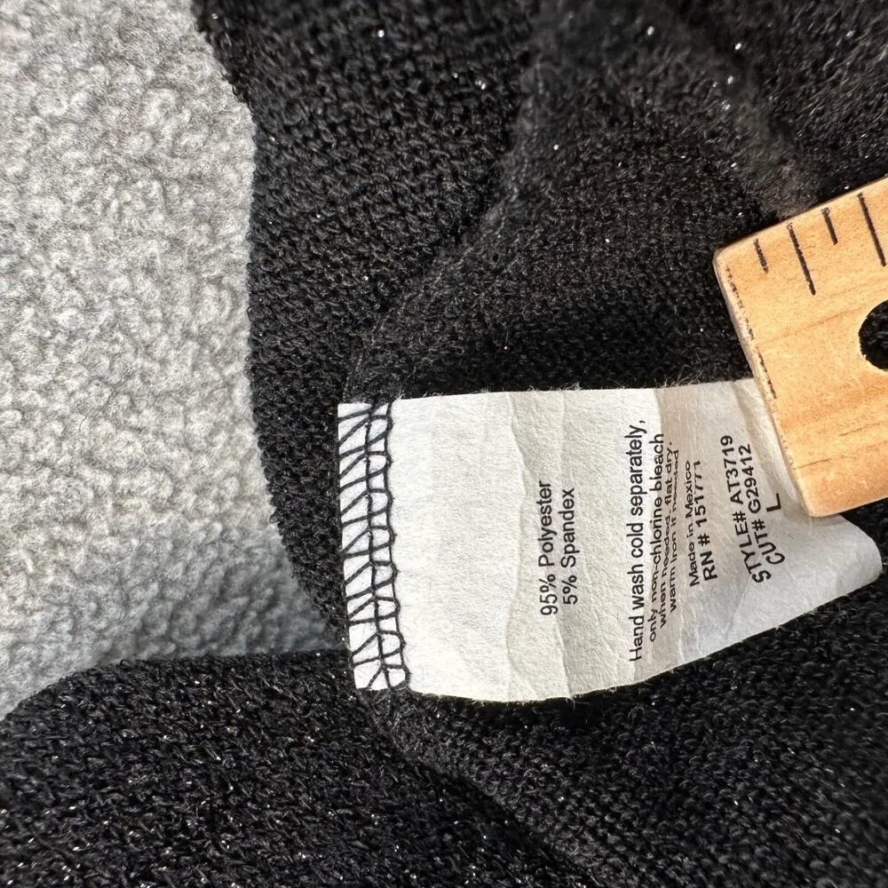 Kaileigh Criss Cross Back Shimmer Sweater Pullover Women's Large Long Sleeve - Image 8