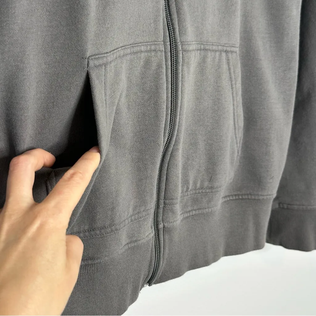 Harley-Davidson Zip Hoodie Gray/Pink Women's Sz Large - Image 3