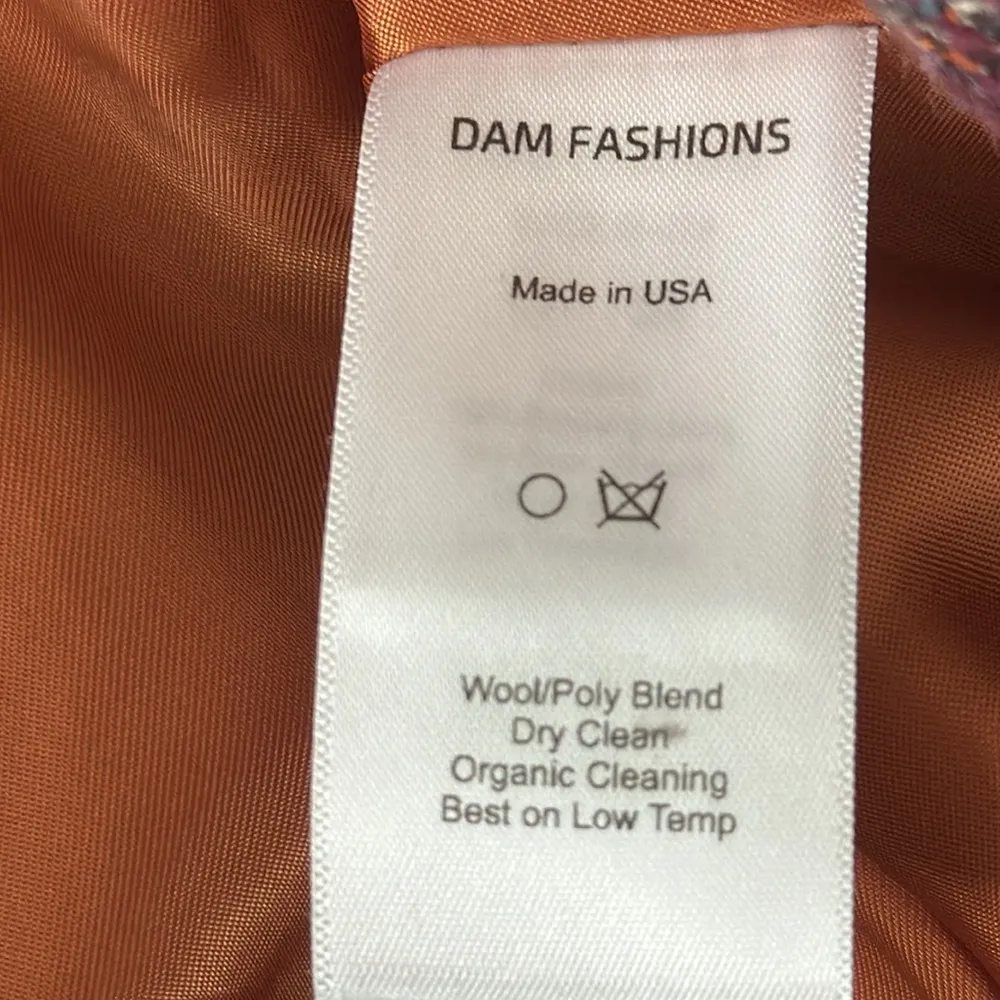 Deborah Ann Mack jacket size 4 Orange - Image 3