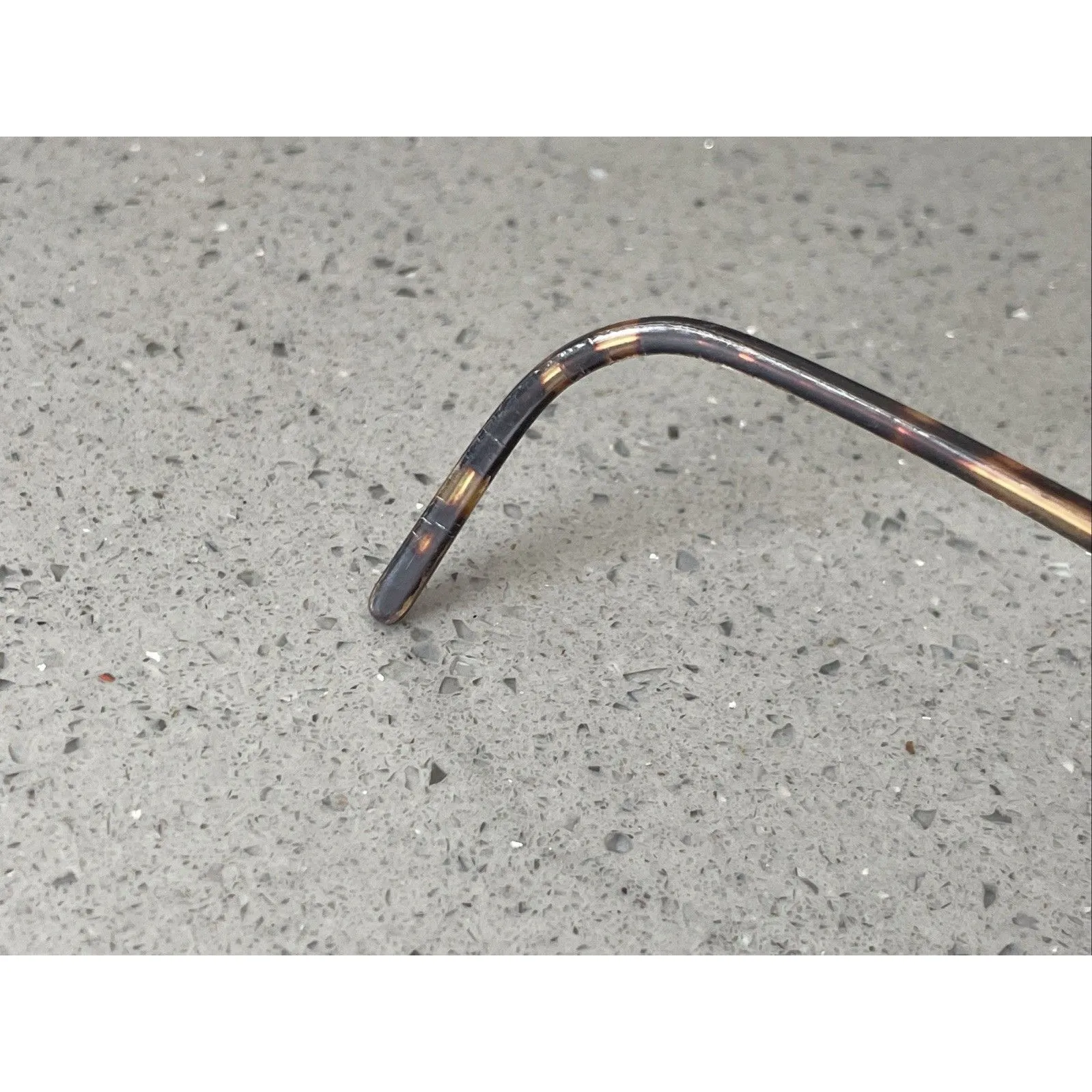 Anne Klein Eyeglasses Frames Only AK8021 K5171 Brown Oval Full Rim 49-17-135 - Image 9