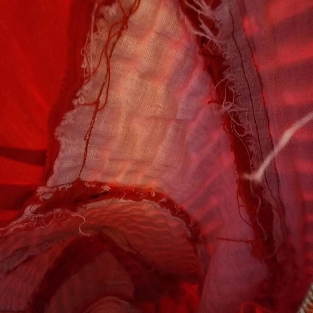 Red Fit and Flare Dress Sleeveless Midi Dress‎ Party Cocktail Dress XS/S - Image 3