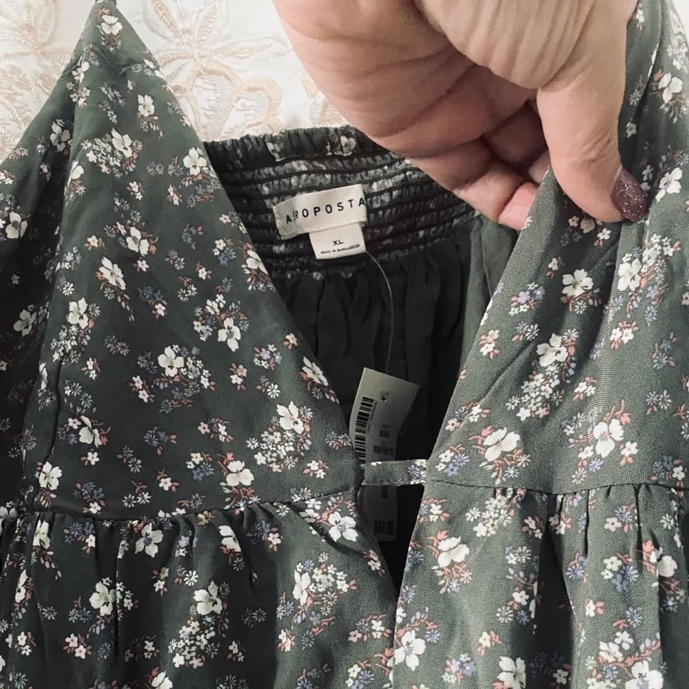 Aeropostal Plus tunic floral front cami dress - Image 8