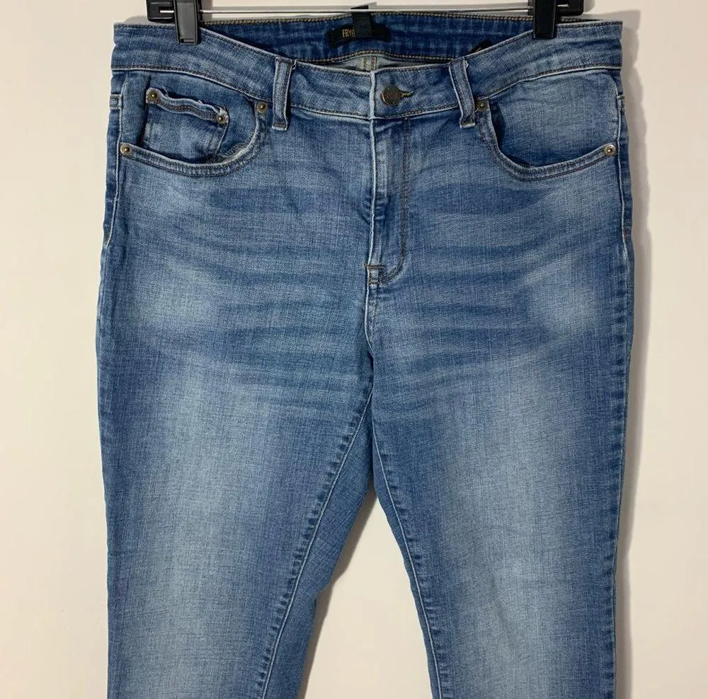 Frye Mid Rise Ankle Skinny Medium Wash Jeans Size 12 - Image 4