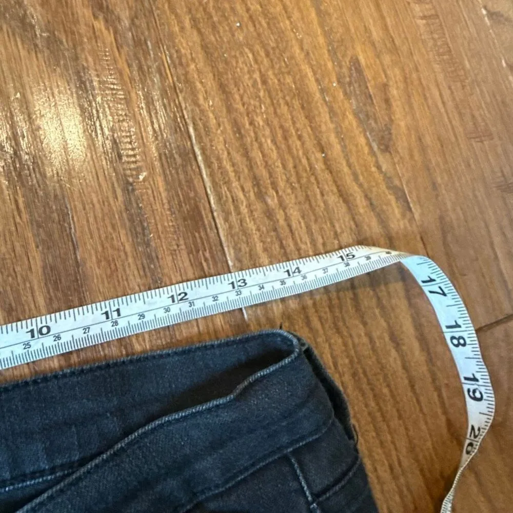 Uniqlo jeans black grey wash high rise skinny jeans 26 - Image 7