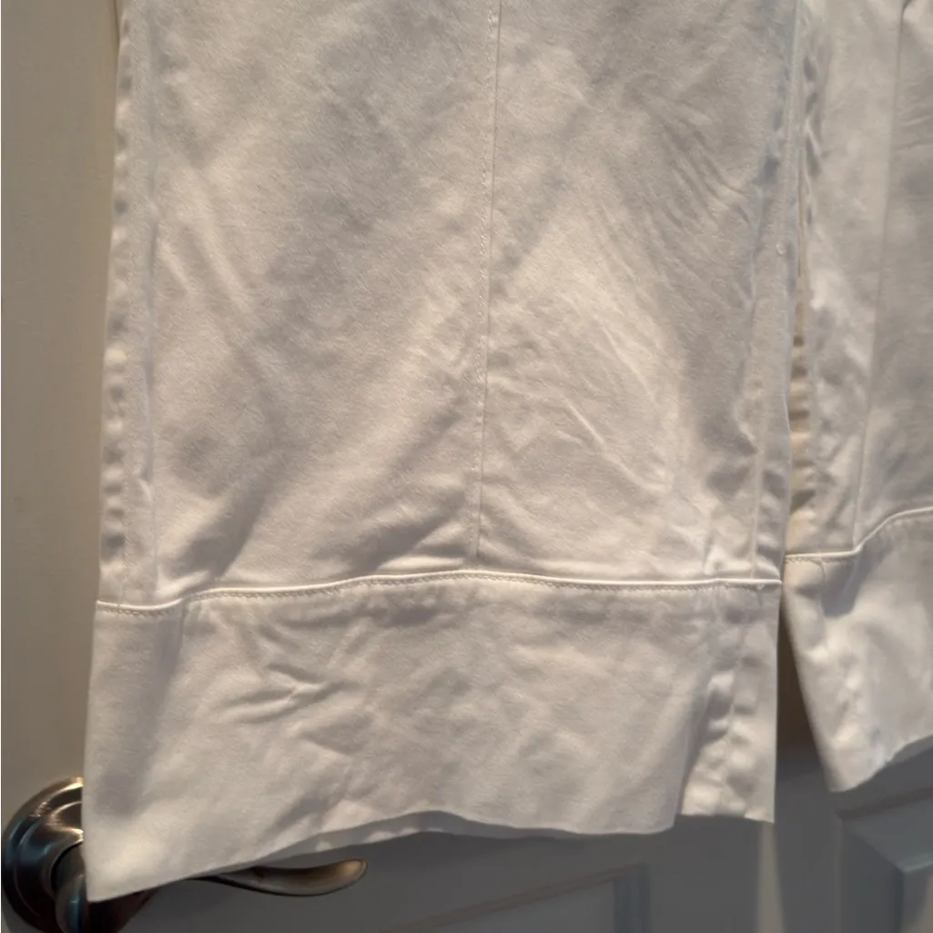 Anthropologie Pintucked Chino pants Excellent condition. Worn once. Size 8 - Image 8