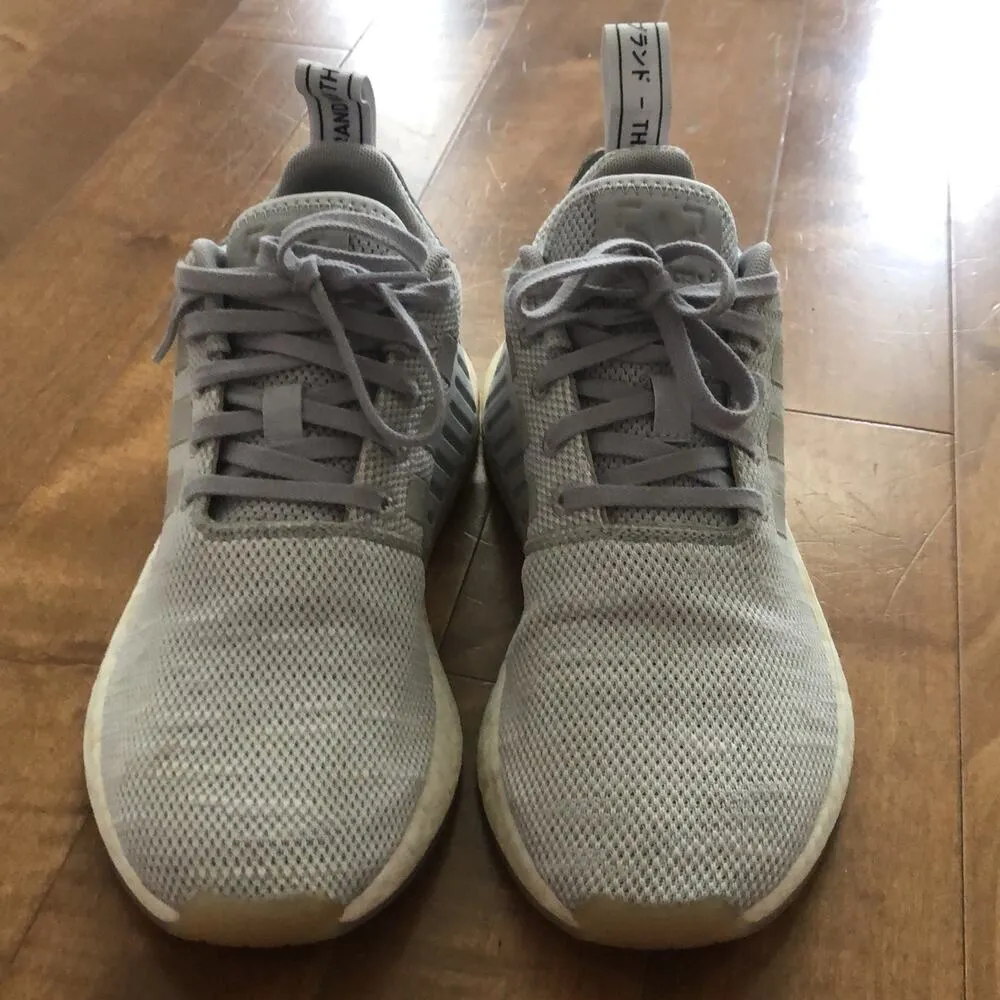 adidas NMD R2 Grey Gum (Women's) shoes AQ0196 size 6.5 - Image 5