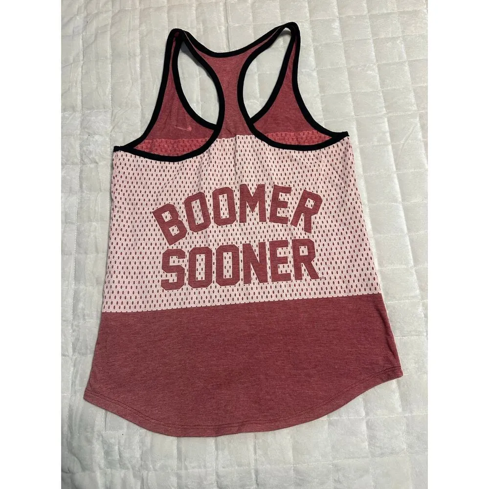 Nike Dri-Fit OU Sooners Tank Top Women's Size Small Boomer Sooner Oklahoma - Image 2