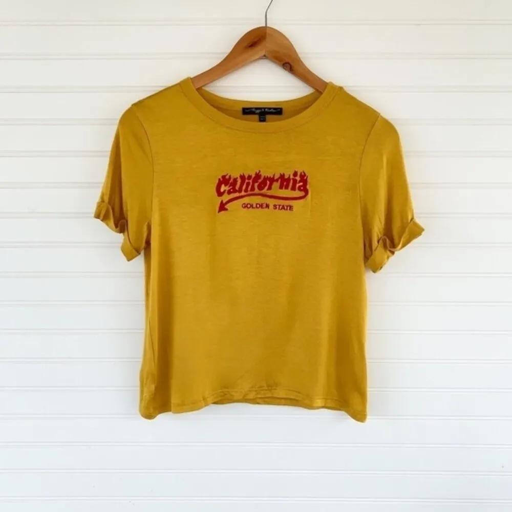 Raggs II Riches mustard yellow California shirt - Image 2