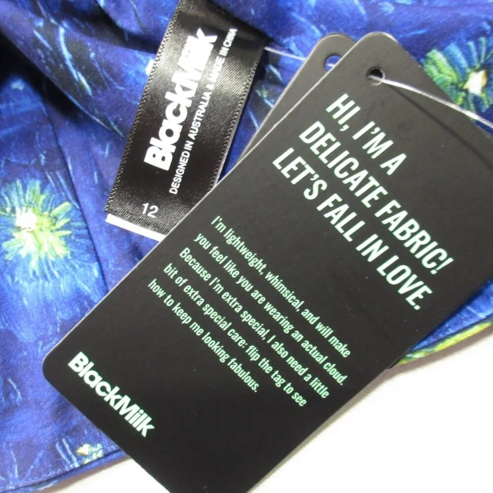 NWT BlackMilk Starry Night Over The Rhone Long Sleeve Corset Top AU 12 / US 8 - Image 3