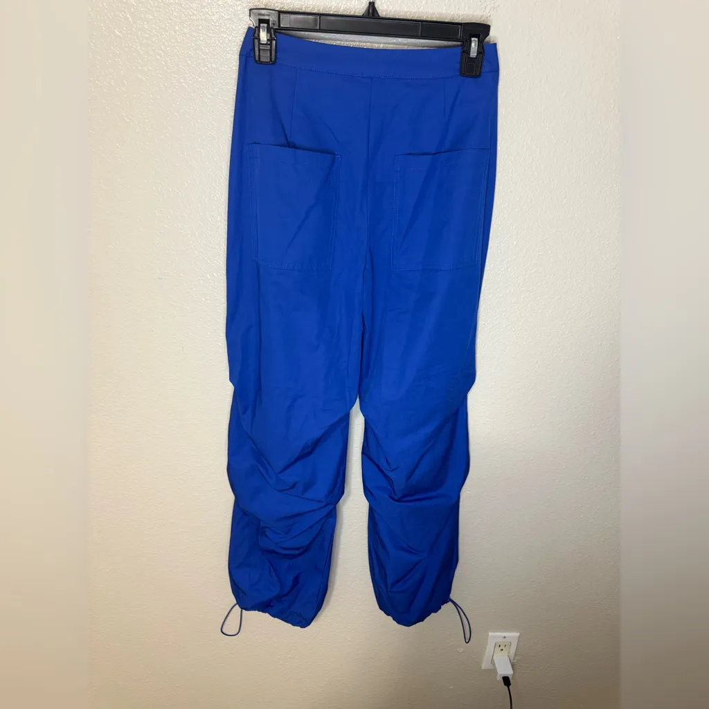 New NWT Anthropologie find me now blue “cargo” pants size xs - Image 3
