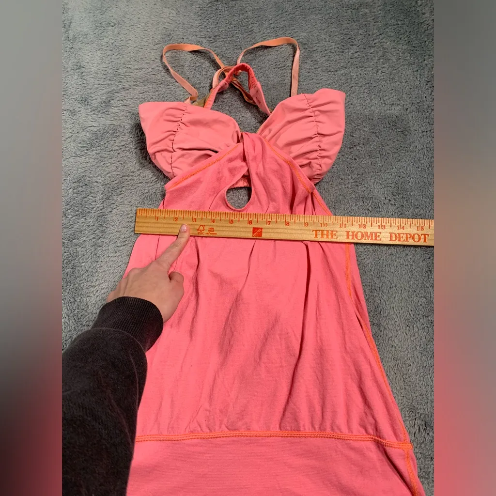 Lululemon pink tank top with built in bra 6 - Image 9