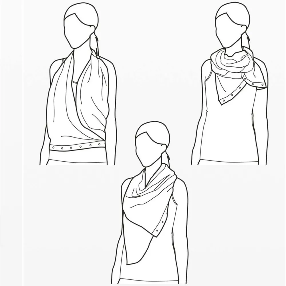 Lululemon Foulard Vinyasa Scarf Soft Black Fleece Pabo Black Camo - Image 7