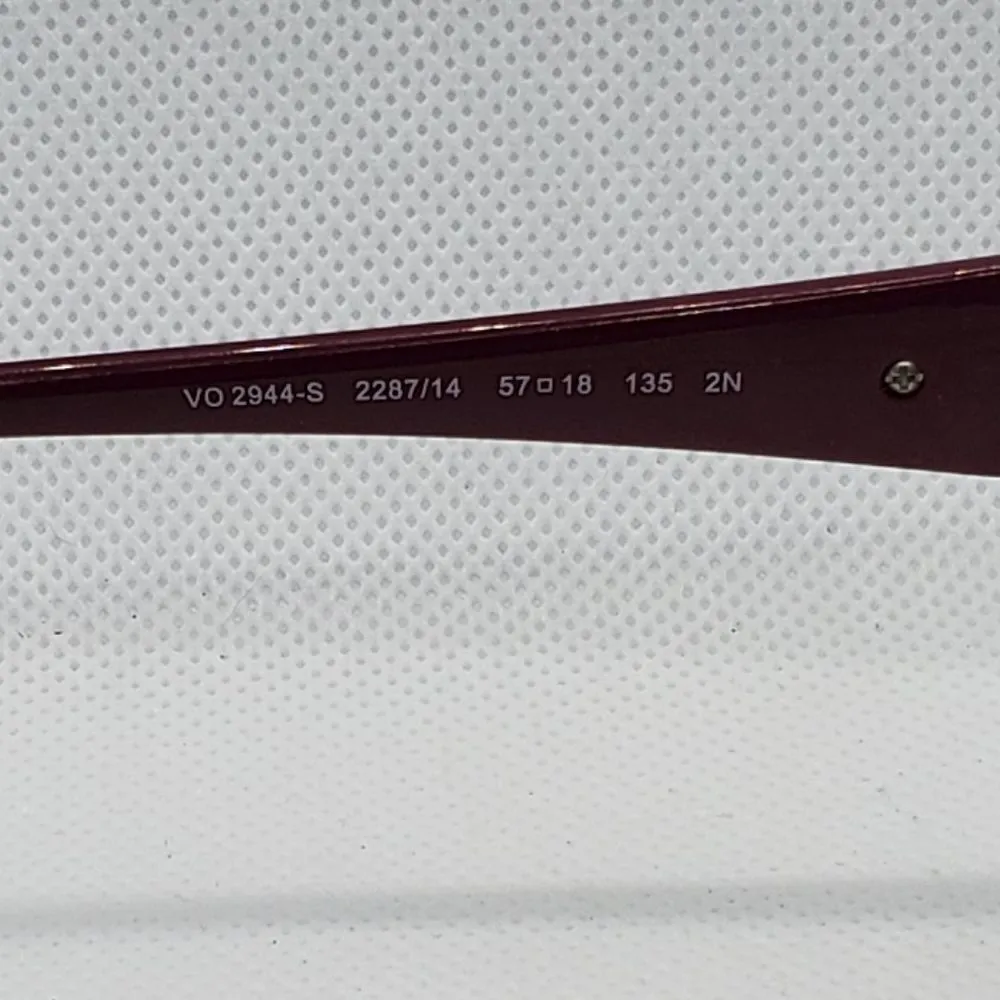 Vogue Purple Butterfly Sunglasses Purple - Image 7