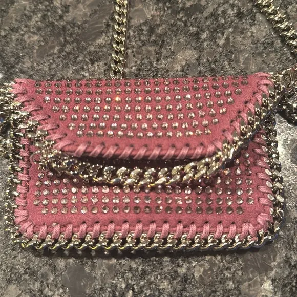 ‼️STELLA McCARTNEY RHINESTONE FALABELLA. HOLY SH—-‼️ w Box and COA - Image 1