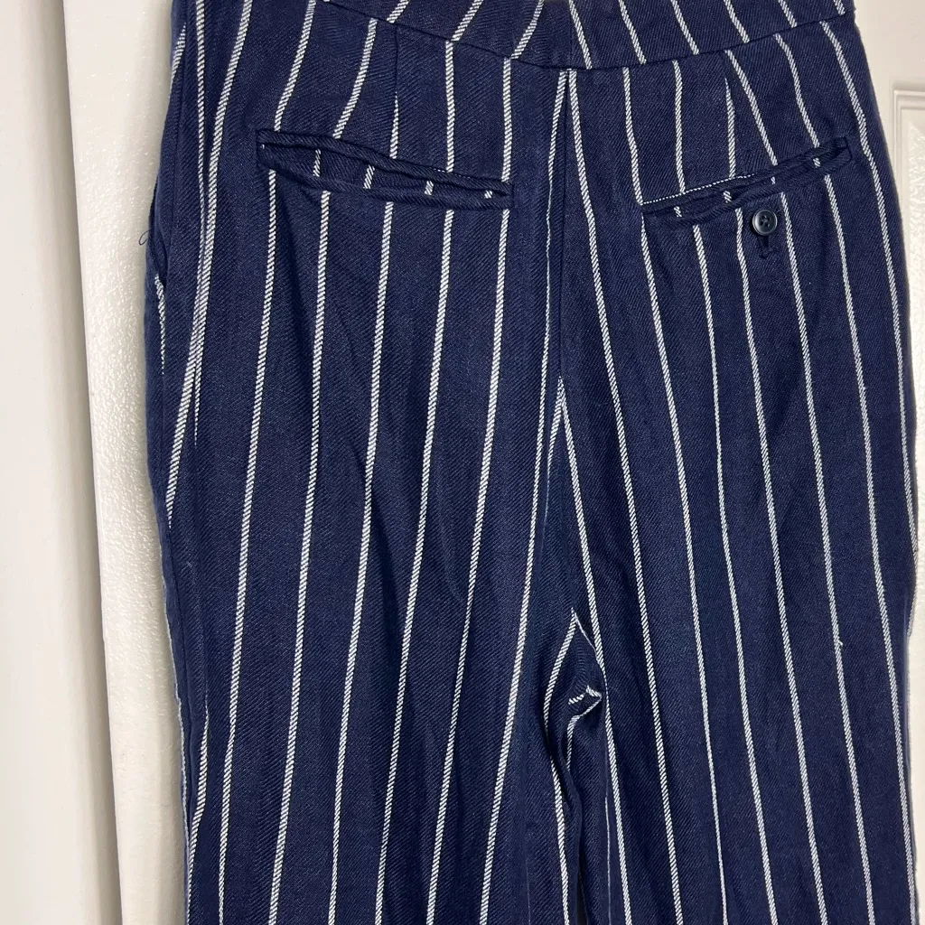 Reformation Verano Striped Linen Pants - Image 9