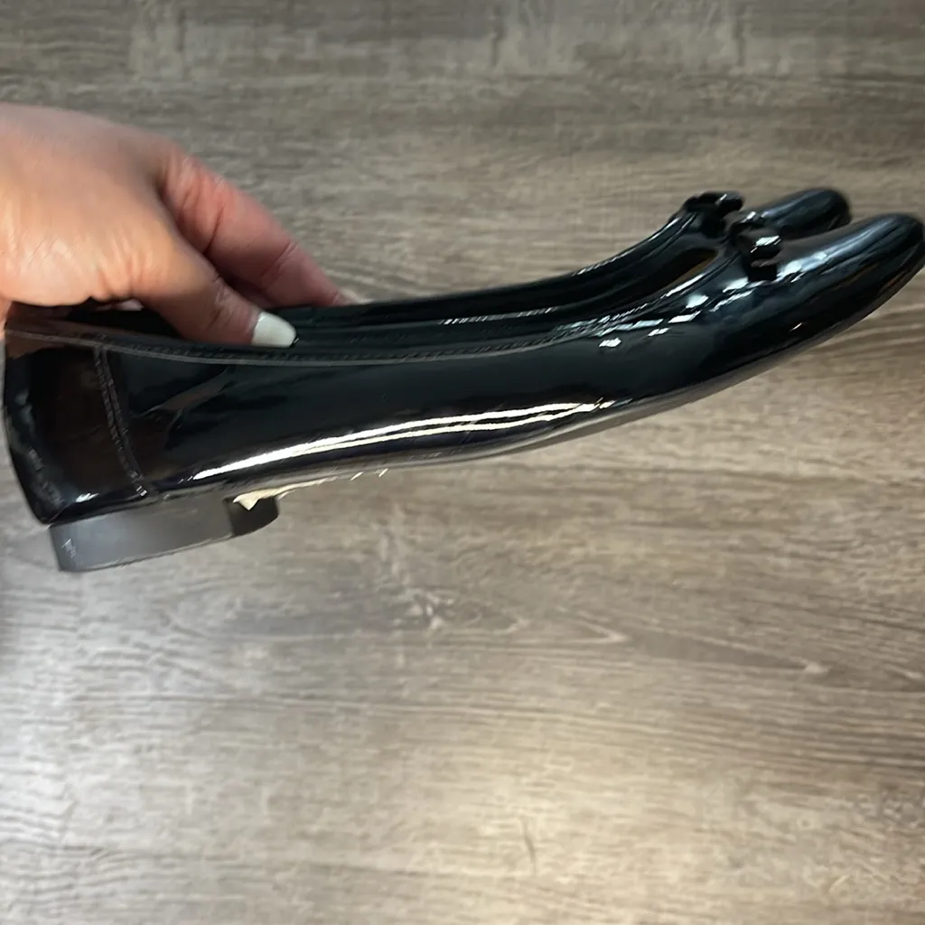 Kate‎ Spade Women's Black Patent Leather Ballet Brazil Flats Size 6.5 - Image 5
