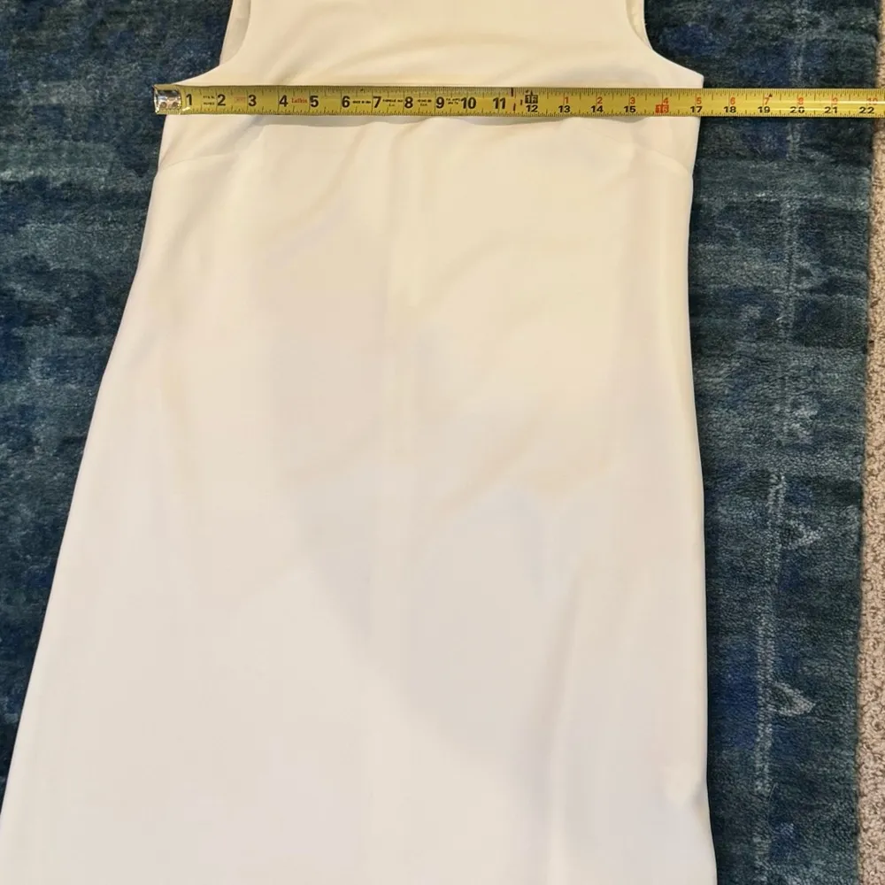 Alex Marie Ivory Mock Neck Shift Dress Bridal Shower Bachelorette Winter White 2 - Image 7