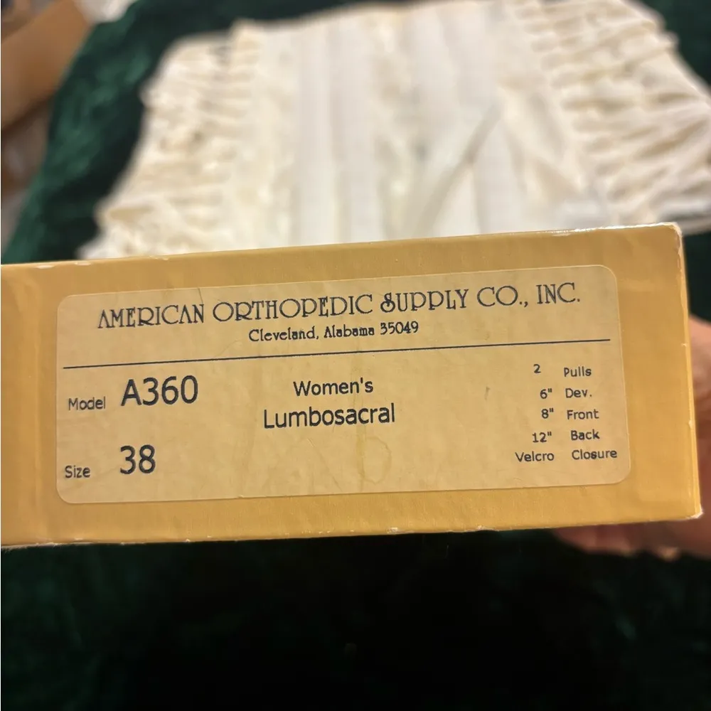 Vintage Lumbosacral Model A360 Corset Women’s Size 38 Steampunk Festival Cosplay White - Image 14