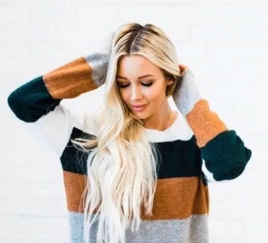 Andrée by Unit Andree By Unit Colorblock Sweater - Image 2