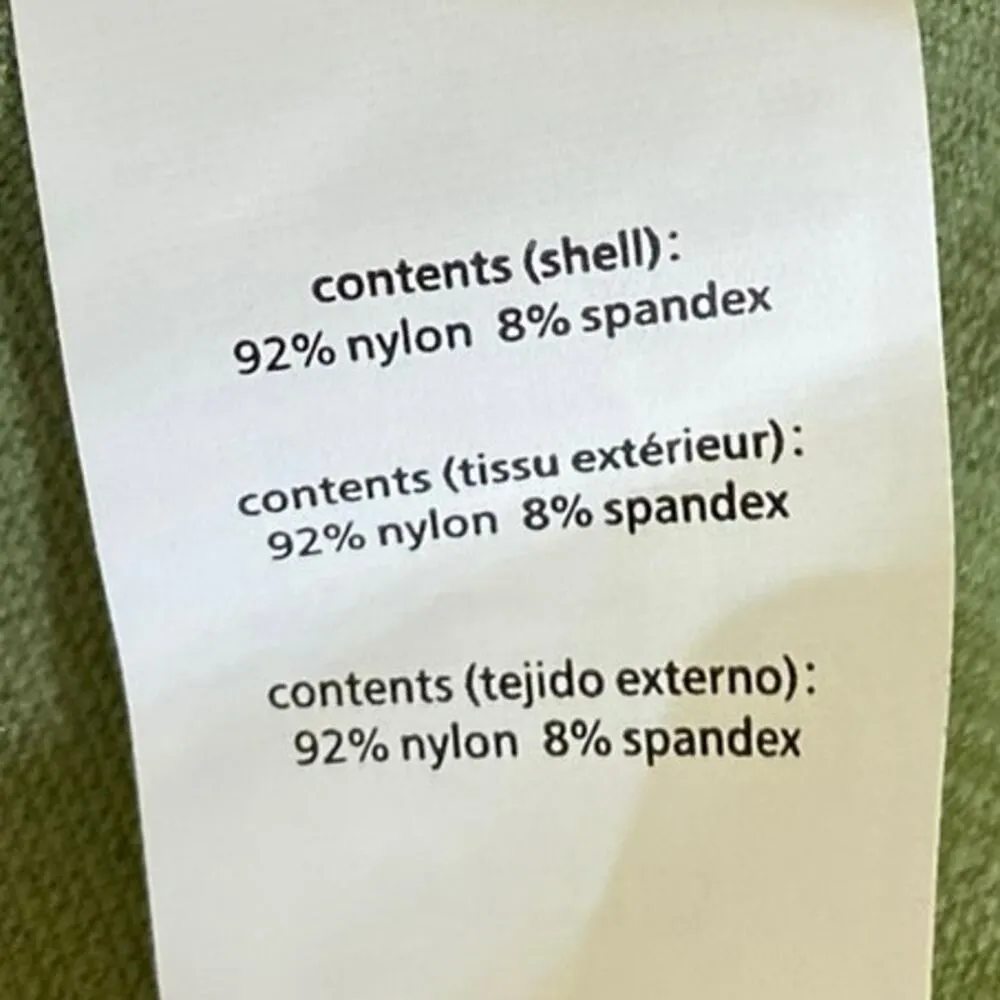 WeWoreWhat Green Deep V Sleeveless Open Back Sports Bra Top Size S - Image 4