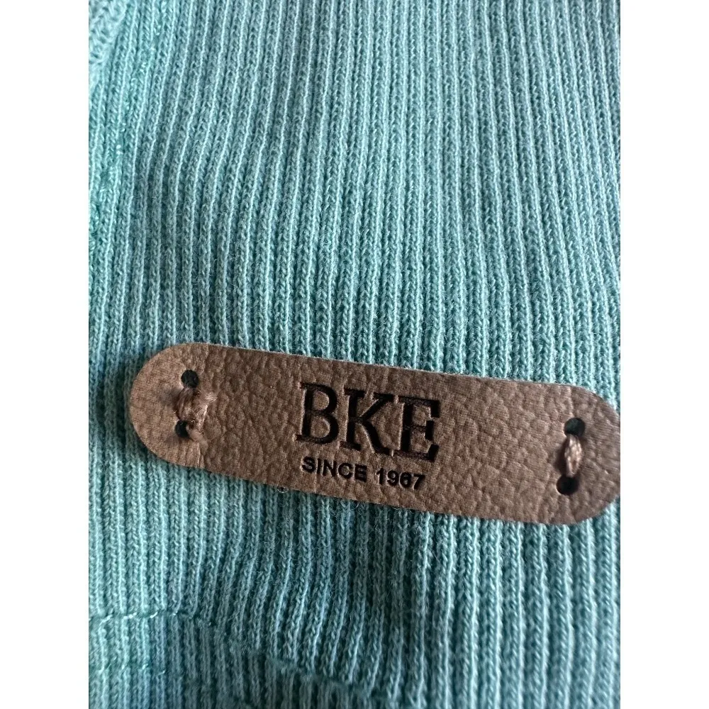 BKE  Buckle Pieced French Terry Pullover Sweatshirt Mint Green Size Small - Image 5