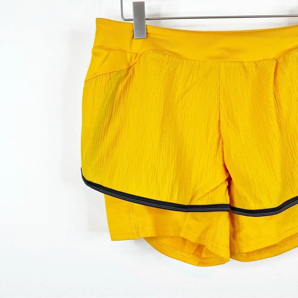 Gymshark Speed 2 in 1 Running Shorts Orange - Image 5