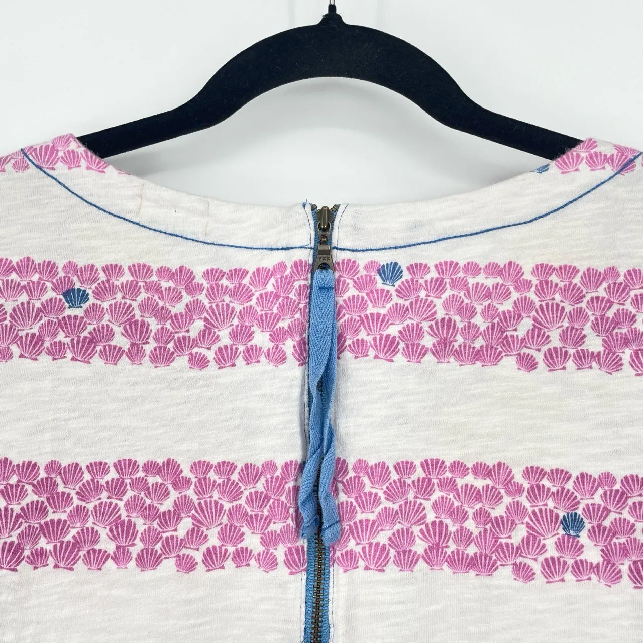 2/30$ Hatley Womens Short‎ Sleeve Summer Crew Neck Seashell Mini Dress Small Pink Size undefined - Image 2