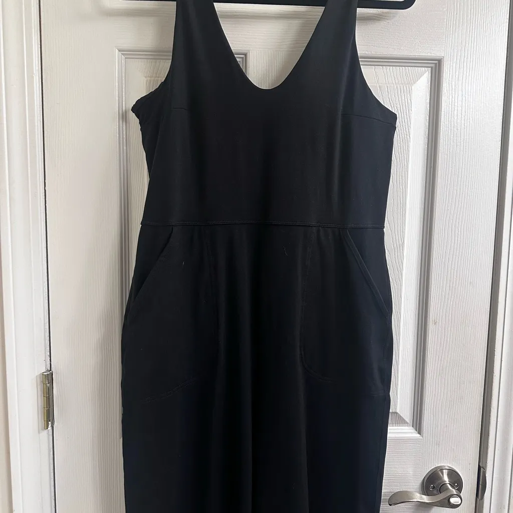 Zella Black Sheath Jumpsuit Sleeveless Scoop Neck - Image 5