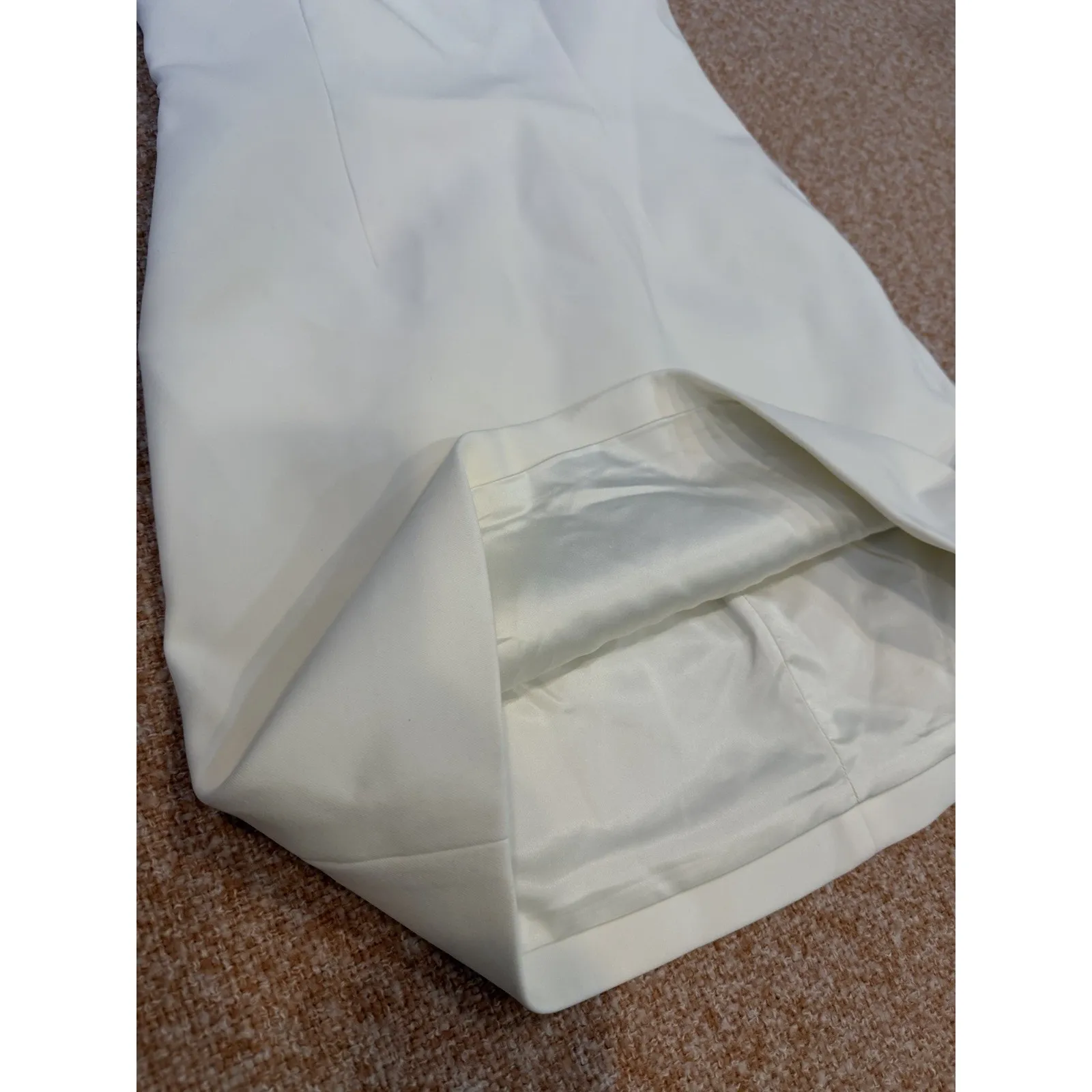 Meshki Angela Suiting mini 
Dress Small NWT- Ivory - Image 7