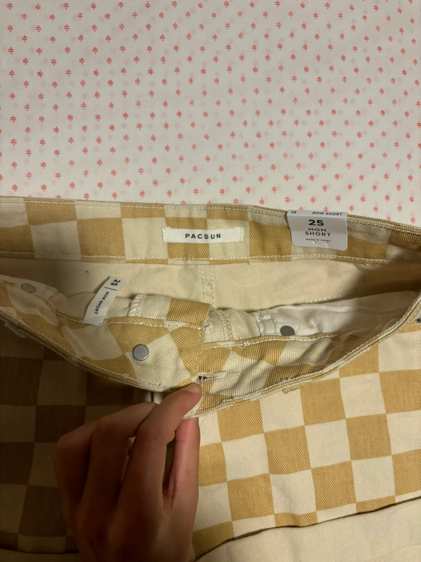 Checker Mom Shorts - Image 3