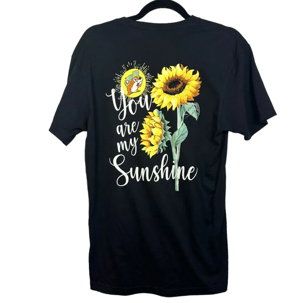 Buc-ee's Sunflower  "You Are My Sunshine" Graphic Shirt Women's Size Medium - Image 6
