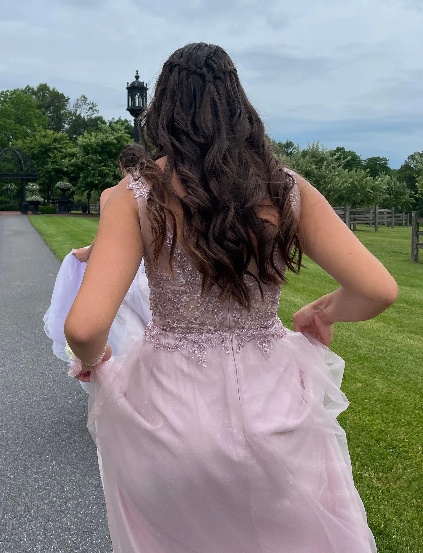 Pink Prom Dress Size 4 - Image 2