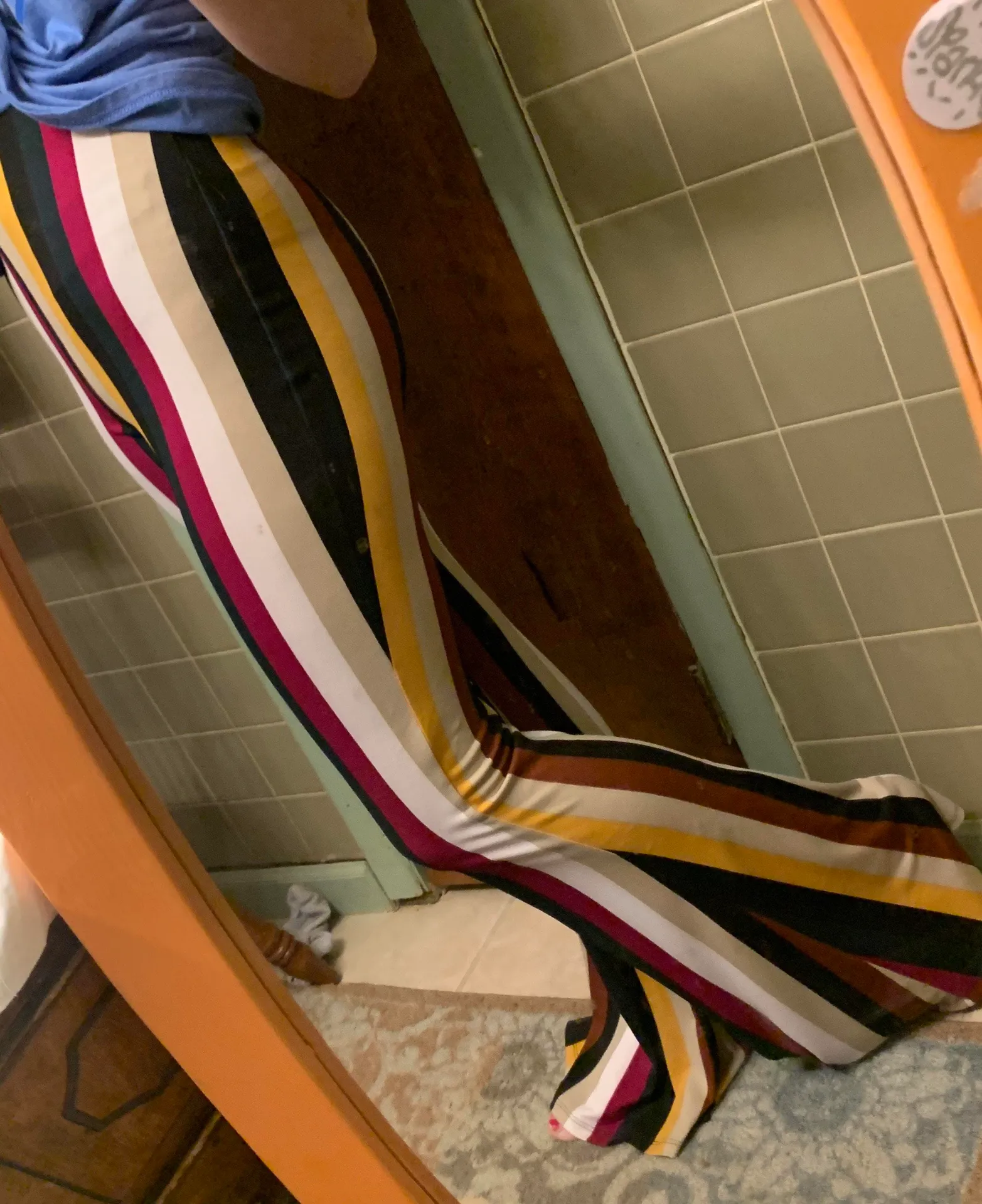 Forever 21 Striped Flare Pants - Image 3